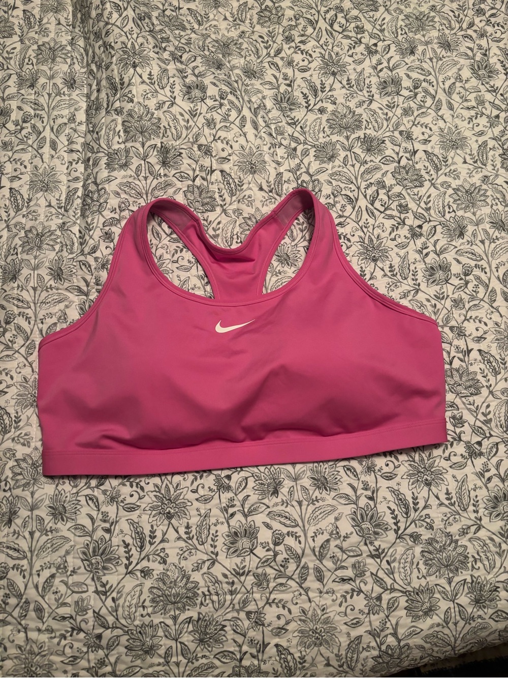 Nike Women’s Plus Dri-Fit Racerback Sports Bra - Pink